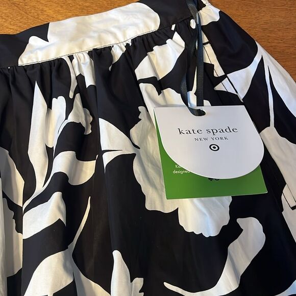 Kate Spade New York Classic Rose Volume Midi Skirt - Picture 2 of 11